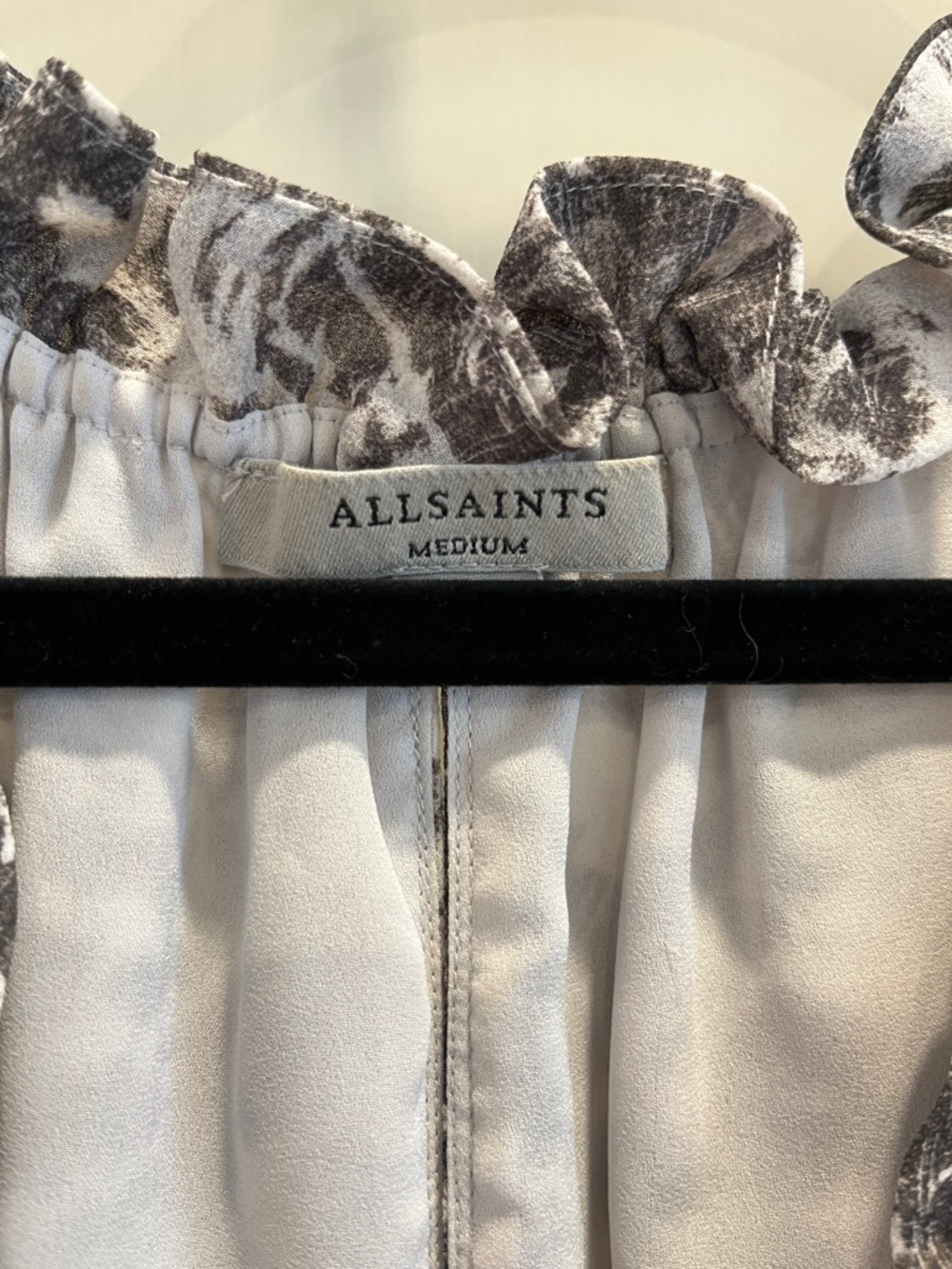 All Saints Nylah Rosa Sleeveless Floral Maxi Dress in Gray and White - Picture 5 of 16